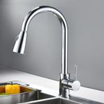 Casa si Gradina - Sanitare - Chiuveta bucatarie si accesorii - Baterii bucatarie - Baterie chiuveta bucatarie, Blackswan, Tip M76 cu 2 moduri, model crom, dimensiune 38 cm - Infinity.ro