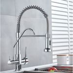 Casa si Gradina - Sanitare - Chiuveta bucatarie si accesorii - Baterii bucatarie - Baterie chiuveta bucatarie, Blackswan, Tip M98 cu iesire pentru apa purificata si 2 moduri, model crom, dimensiune 45 cm - Infinity.ro