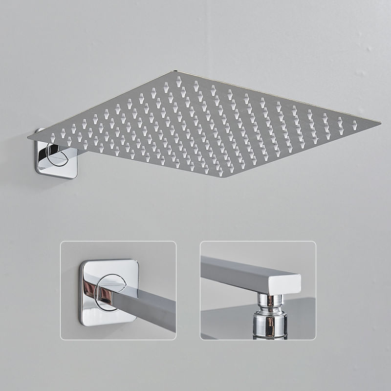 Casa si Gradina - Sanitare - Lavoar baie si accesorii - Baterii sanitare - Set baterie dus, Blackswan, Tip M183, model crom, cu 3 cai si pipa tip cascada, dimensiune 30 cm - Infinity.ro