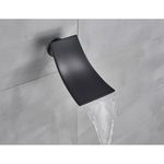 Casa si Gradina - Sanitare - Lavoar baie si accesorii - Baterii sanitare - Set baterie dus, Blackswan, Tip M3.10 Smart, model negru mat, dimensiune 30 cm - Infinity.ro