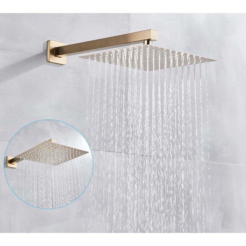 Casa si Gradina - Sanitare - Lavoar baie si accesorii - Baterii sanitare - Set baterie dus, Blackswan, Tip M11.3, model auriu mat, dimensiune 30 cm - Infinity.ro