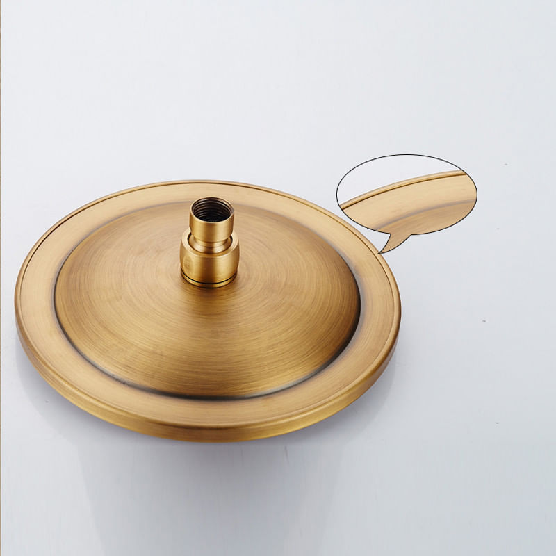 Casa si Gradina - Sanitare - Lavoar baie si accesorii - Baterii sanitare - Set baterie dus, Blackswan, Tip M40.1, model bronz antichizat, dimensiune 20 cm - Infinity.ro