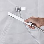 Casa si Gradina - Sanitare - Lavoar baie si accesorii - Baterii sanitare - Set baterie dus, Blackswan, Tip M183, model crom, cu 3 cai si pipa tip cascada, dimensiune 30 cm - Infinity.ro