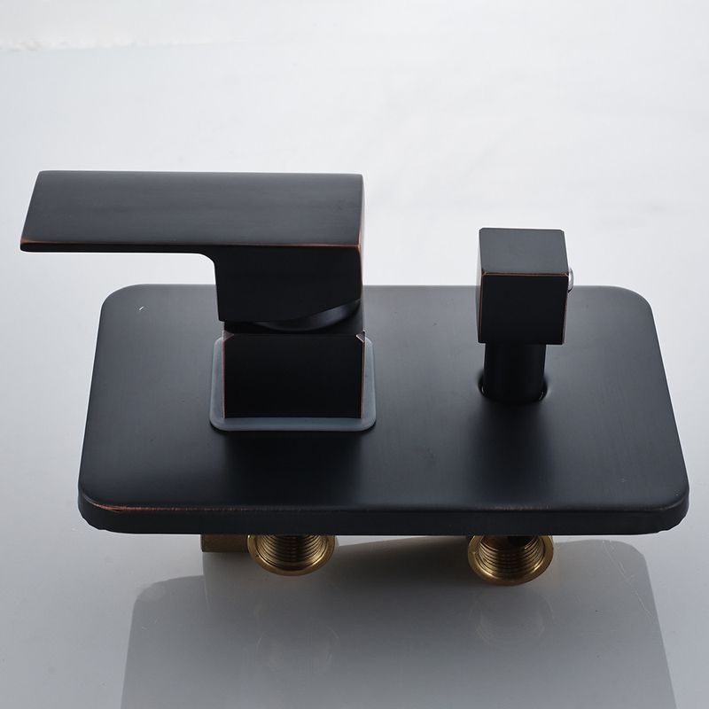 Casa si Gradina - Sanitare - Lavoar baie si accesorii - Baterii sanitare - Set baterie dus, Blackswan, Tip M3.5 LED, model negru antichizat, dimensiune 30 cm - Infinity.ro