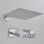 Casa si Gradina - Sanitare - Lavoar baie si accesorii - Baterii sanitare - Set baterie dus, Blackswan, Tip M184, model crom, cu 3 cai si pipa tip cascada, dimensiune 40 cm - Infinity.ro