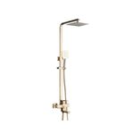 Casa si Gradina - Sanitare - Lavoar baie si accesorii - Baterii sanitare - Set baterie dus, Blackswan, Tip M11.7, model auriu mat, dimensiune 20 cm - Infinity.ro
