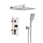 Casa si Gradina - Sanitare - Lavoar baie si accesorii - Baterii sanitare - Set baterie dus, Blackswan, Tip M73.53 Smart, model crom, dimensiune 40 cm - Infinity.ro