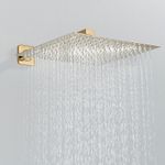Casa si Gradina - Sanitare - Lavoar baie si accesorii - Baterii sanitare - Set baterie dus, Blackswan, Tip M60.13, model auriu lucios cu pipa cascada, dimensiune 30 cm - Infinity.ro