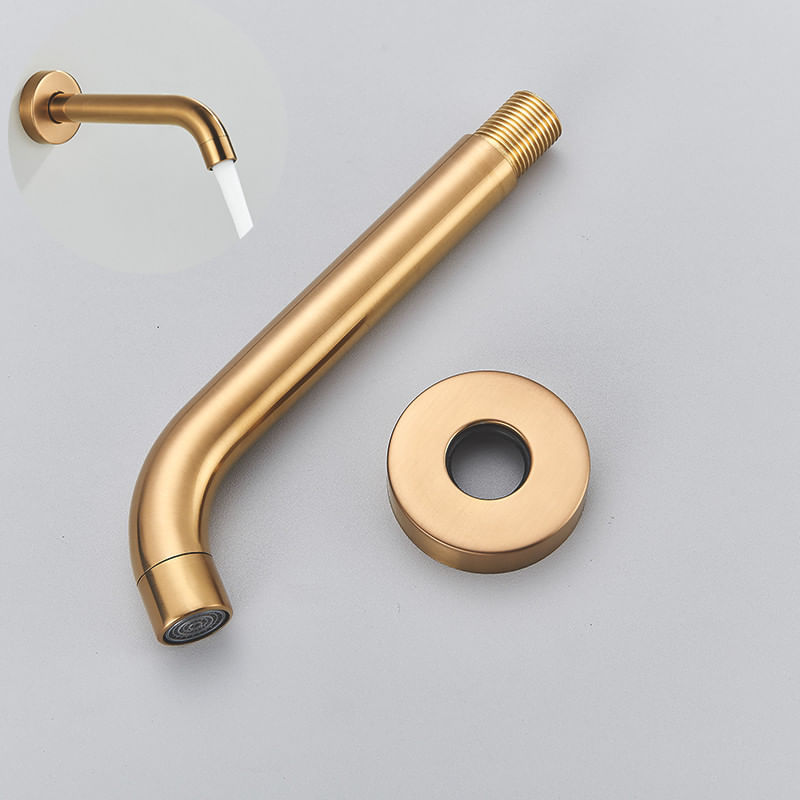 Casa si Gradina - Sanitare - Lavoar baie si accesorii - Baterii sanitare - Set baterie dus, Blackswan, Tip M90.3, model rose gold, dimensiune 37 cm - Infinity.ro