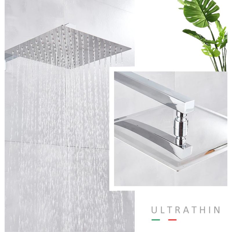 Casa si Gradina - Sanitare - Lavoar baie si accesorii - Baterii sanitare - Set baterie dus, Blackswan, Tip M73.53 Smart, model crom, dimensiune 40 cm - Infinity.ro