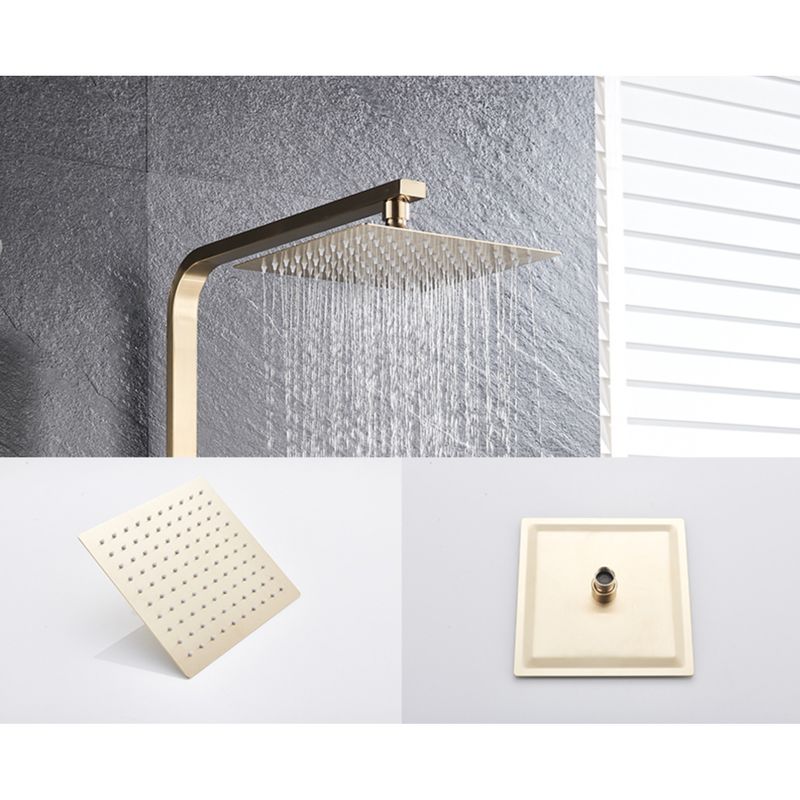 Casa si Gradina - Sanitare - Lavoar baie si accesorii - Baterii sanitare - Set baterie dus, Blackswan, Tip M11.7, model auriu mat, dimensiune 20 cm - Infinity.ro