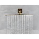 Casa si Gradina - Sanitare - Lavoar baie si accesorii - Baterii sanitare - Set baterie dus, Blackswan, Tip M60.13, model auriu lucios cu pipa cascada, dimensiune 30 cm - Infinity.ro