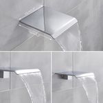 Casa si Gradina - Sanitare - Lavoar baie si accesorii - Baterii sanitare - Set baterie dus, Blackswan, Tip M182, model crom, cu 3 cai si pipa tip cascada, dimensiune 25 cm - Infinity.ro