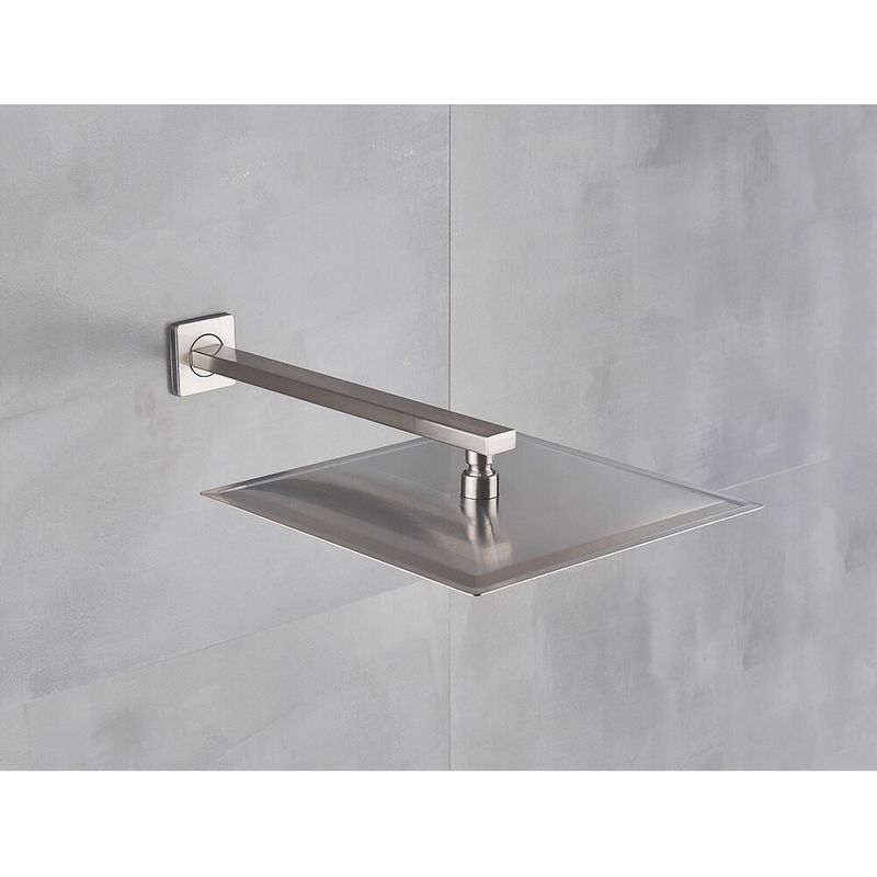 Casa si Gradina - Sanitare - Lavoar baie si accesorii - Baterii sanitare - Set baterie dus, Blackswan, Tip M175, model nichel mat, cu 3 cai si pipa mobila, dimensiune 30 cm - Infinity.ro