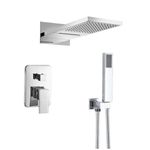 Casa si Gradina - Sanitare - Lavoar baie si accesorii - Baterii sanitare - Set baterie dus, Blackswan, Tip M73.9, model crom lucios, dimensiune 55 cm - Infinity.ro