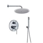Casa si Gradina - Sanitare - Lavoar baie si accesorii - Baterii sanitare - Set baterie dus, Blackswan, Tip M70.3 LED, model crom lucios, dimensiune 30 cm - Infinity.ro