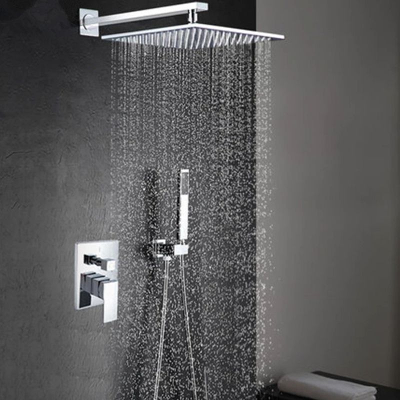 Casa si Gradina - Sanitare - Lavoar baie si accesorii - Baterii sanitare - Set baterie dus, Blackswan, Tip M73.16, model crom lucios, dimensiune 30x30 cm - Infinity.ro