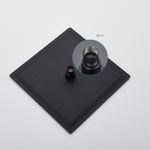 Casa si Gradina - Sanitare - Lavoar baie si accesorii - Baterii sanitare - Set baterie dus, Blackswan, Tip M73.58, model negru mat, dimensiune 40 cm - Infinity.ro