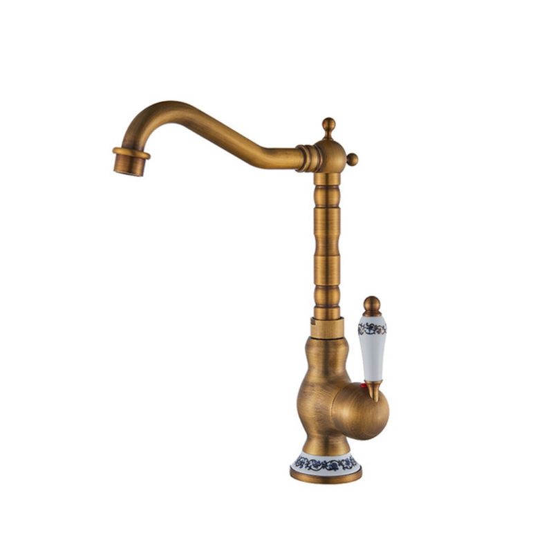 Casa si Gradina - Sanitare - Lavoar baie si accesorii - Baterii sanitare - Set baterie cada si chiuveta, Blackswan, Tip M40.3, model bronz antichizat, dimensiune 20 cm - Infinity.ro