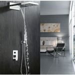 Casa si Gradina - Sanitare - Lavoar baie si accesorii - Baterii sanitare - Set baterie dus, Blackswan, Tip M73.9, model crom lucios, dimensiune 55 cm - Infinity.ro
