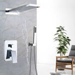 Casa si Gradina - Sanitare - Lavoar baie si accesorii - Baterii sanitare - Set baterie dus, Blackswan, Tip M73.9, model crom lucios, dimensiune 55 cm - Infinity.ro