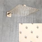 Casa si Gradina - Sanitare - Lavoar baie si accesorii - Baterii sanitare - Set baterie dus, Blackswan, Tip M73.20, model auriu mat, dimensiune 40x40 cm - Infinity.ro