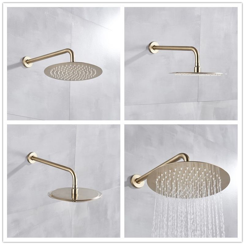 Casa si Gradina - Sanitare - Lavoar baie si accesorii - Baterii sanitare - Set baterie dus, Blackswan, Tip M69.1, model auriu mat, dimensiune 20 cm - Infinity.ro