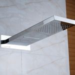 Casa si Gradina - Sanitare - Lavoar baie si accesorii - Baterii sanitare - Set baterie dus, Blackswan, Tip M73.9, model crom lucios, dimensiune 55 cm - Infinity.ro