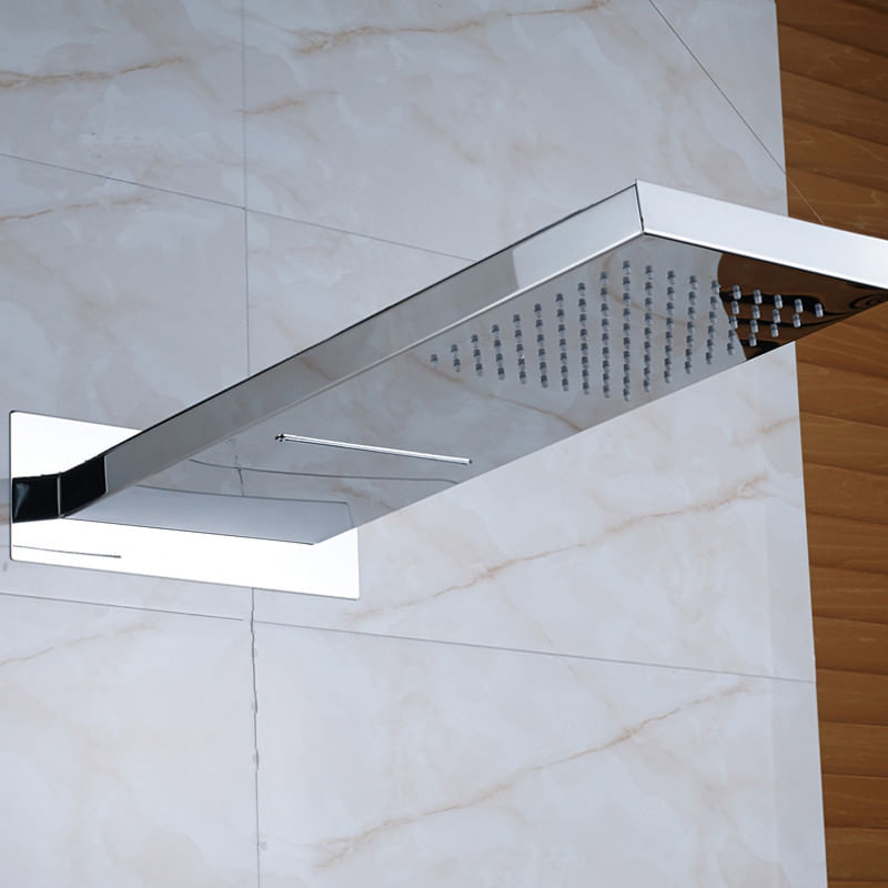 Casa si Gradina - Sanitare - Lavoar baie si accesorii - Baterii sanitare - Set baterie dus, Blackswan, Tip M73.9, model crom lucios, dimensiune 55 cm - Infinity.ro