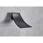 Casa si Gradina - Sanitare - Lavoar baie si accesorii - Baterii sanitare - Set baterie dus, Blackswan, Tip M3.12 LED, model negru mat, dimensiune 30 cm - Infinity.ro