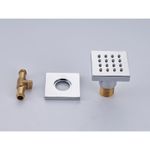 Casa si Gradina - Sanitare - Lavoar baie si accesorii - Baterii sanitare - Set baterie dus cu masaj, Blackswan, Tip M73.33, model crom lucios, dimensiune 52 cm - Infinity.ro