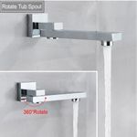 Casa si Gradina - Sanitare - Lavoar baie si accesorii - Baterii sanitare - Set baterie dus, Blackswan, Tip M73.66 LED, model crom lucios, dimensiune 25 cm - Infinity.ro