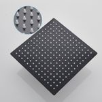 Casa si Gradina - Sanitare - Lavoar baie si accesorii - Baterii sanitare - Set baterie dus, Blackswan, Tip M73.49, model smart negru mat, dimensiune 40 cm - Infinity.ro