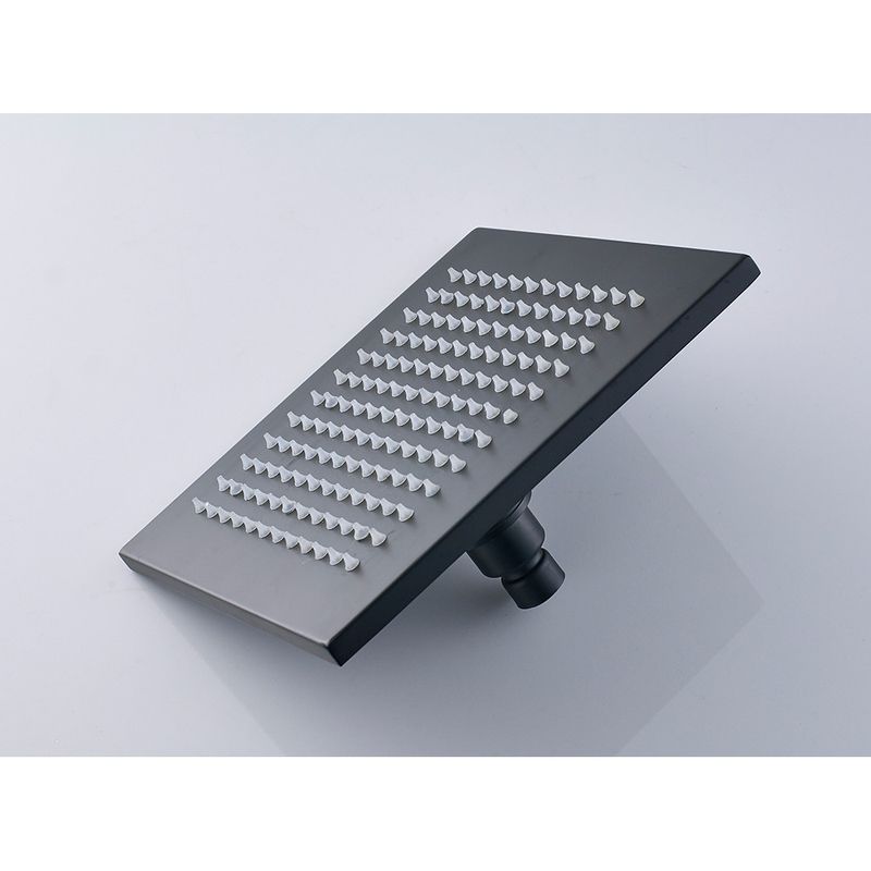 Casa si Gradina - Sanitare - Lavoar baie si accesorii - Baterii sanitare - Set baterie dus, Blackswan, Tip M3.7 LED, model negru mat, dimensiune 40 cm - Infinity.ro