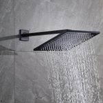 Casa si Gradina - Sanitare - Lavoar baie si accesorii - Baterii sanitare - Set baterie dus, Blackswan, Tip M3.17, model negru antichizat, dimensiune 40 cm - Infinity.ro