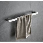 Casa si Gradina - Sanitare - Suporturi si accesorii baie - Suporturi baie - Set accesorii baie, Blackswan, Tip M4, 4 piese, model nichel mat, dimensiune 60 cm - Infinity.ro