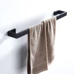 Casa si Gradina - Sanitare - Suporturi si accesorii baie - Suporturi baie - Set accesorii baie, Blackswan, Tip M9, 4 piese, model negru mat, dimensiune 62 cm - Infinity.ro