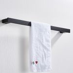 Casa si Gradina - Sanitare - Suporturi si accesorii baie - Suporturi baie - Set accesorii baie, Blackswan, Tip M1, 4 piese, model negru mat, dimensiune 61.5 cm - Infinity.ro