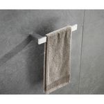 Casa si Gradina - Sanitare - Suporturi si accesorii baie - Suporturi baie - Set accesorii baie, Blackswan, Tip M4, 4 piese, model nichel mat, dimensiune 60 cm - Infinity.ro