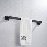 Casa si Gradina - Sanitare - Suporturi si accesorii baie - Suporturi baie - Set accesorii baie, Blackswan, Tip M5, 4 piese, model negru mat, dimensiune 60 cm - Infinity.ro