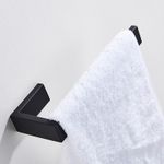 Casa si Gradina - Sanitare - Suporturi si accesorii baie - Suporturi baie - Set accesorii baie, Blackswan, Tip M1, 4 piese, model negru mat, dimensiune 61.5 cm - Infinity.ro