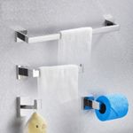 Casa si Gradina - Sanitare - Suporturi si accesorii baie - Suporturi baie - Set accesorii baie, Blackswan, Tip M7, 4 piese, model crom lucios, dimensiune 60 cm - Infinity.ro