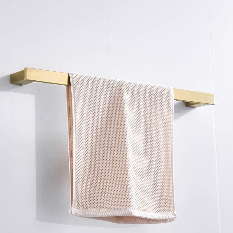 Casa si Gradina - Sanitare - Suporturi si accesorii baie - Suporturi baie - Set accesorii baie, Blackswan, Tip M2, 4 piese, model auriu mat, dimensiune 60 cm - Infinity.ro