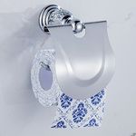 Casa si Gradina - Sanitare - Suporturi si accesorii baie - Suporturi baie - Set accesorii baie, Blackswan, Tip M10, 4 piese, model crom cu elemente din sticla, dimensiune 60 cm - Infinity.ro