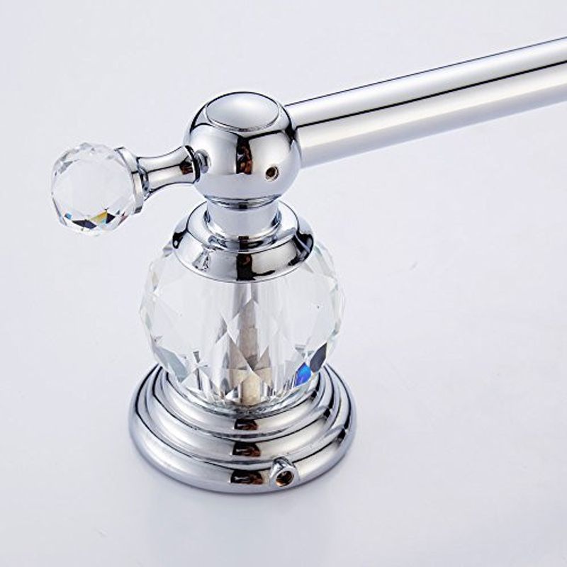 Casa si Gradina - Sanitare - Suporturi si accesorii baie - Suporturi baie - Set accesorii baie, Blackswan, Tip M10, 4 piese, model crom cu elemente din sticla, dimensiune 60 cm - Infinity.ro