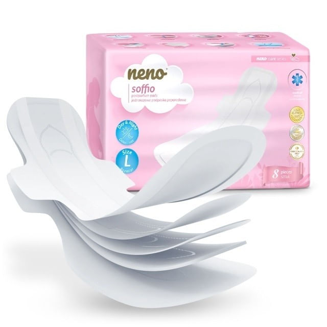 Neno Soffio – Absorbante postpartum de unica folosinta, 8 buc.