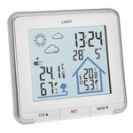 TV, Audio-Video si Foto - Optica, astronomie si metrologie - Meteorologie - Statii meteorologice - Statie meteo wireless LIFE TFA 35.1153.02, cu transmitator wireless extern inclus, alba - Infinity.ro