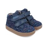 Fashion, accesorii si bijuterii - Copii - Incaltaminte copii - Ghete si cizme copii - Ghete copii, piele naturala, dinozauri, Garvalin (Marime: 21 (12,8-13,4 cm)) - Infinity.ro