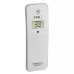 TV, Audio-Video si Foto - Optica, astronomie si metrologie - Meteorologie - Accesorii statii meteo - Transmitator wireless digital pentru temperatura si umiditate, afisaj LCD, alb, compatibil MARBELLA, TFA 30.3239.02 - Infinity.ro
