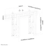 TV, Audio-Video si Foto - Accesorii TV si audio - Suporturi TV - Suport perete Videowall individual pull-out Neomounts by Newstar, 32"-75", VESA - Infinity.ro